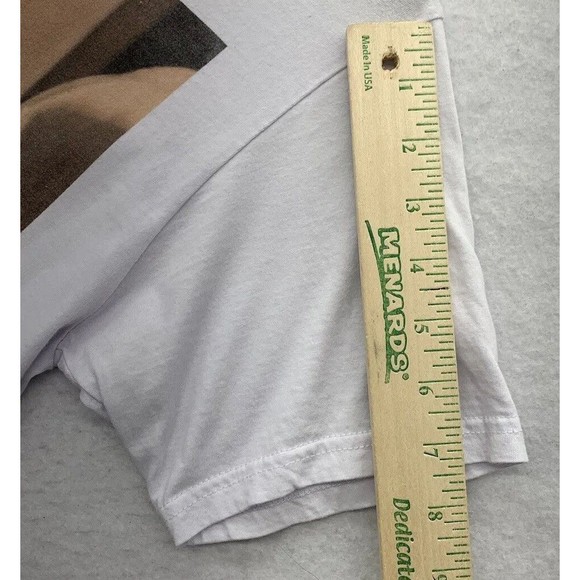 Whitney Houston 100% Cotton Graphic T-Shirt White Unisex Size Medium Crew Neck - Picture 8 of 10